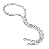 Cartier Diadea Diamond 18k White Gold Link Necklace 1dia746ajf