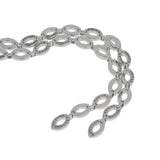 Cartier Diadea Diamond 18k White Gold Link Necklace 1dia746ajf