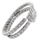 Cartier Diamond White Gold Wrap Bracelet 0003405