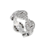 Cartier Himalia Diamond Band Ring 18K White Gold 0004045