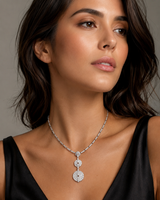 Cartier Himalia Diamond Drop Necklace in 18k White Gold 8fgh487hca