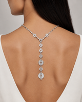 Cartier Himalia Diamond Drop Necklace in 18k White Gold 8fgh487hca