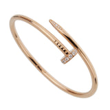 Cartier Juste un Clou 18K Rose Gold Diamond Bracelet 0003999