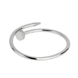 Cartier Juste un Clou 18K White Gold Classic Bracelet with Diamonds, Size 15 0003957