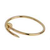Cartier Juste un Clou Classic Model 18k Yellow Gold Bangle Bracelet Sz 16 0003948