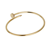 Cartier Juste un Clou Small 18k Yellow Gold Diamond Bracelet Size 17 0004194