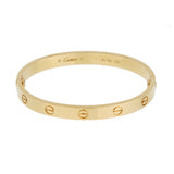 Cartier Love Bracelet Classic 18k Yellow Gold Sz 17 0003958