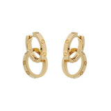 Cartier Love Multiwear Day Night 18K Yellow Gold Hoop Earrings 0003952