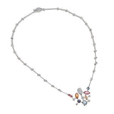 Cartier Meli Melo Multi-Gem & Diamond 18k White Gold Necklace 1crtfr8348