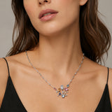 Cartier Meli Melo Multi-Gem & Diamond 18k White Gold Necklace 1crtfr8348