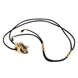 Cartier Panthère de Cartier Lacquer Peridot Pendant Necklace in 18k Yellow Gold on Silk Cord 0004077