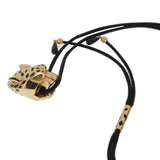 Cartier Panthère de Cartier Lacquer Peridot Pendant Necklace in 18k Yellow Gold on Silk Cord 0004077