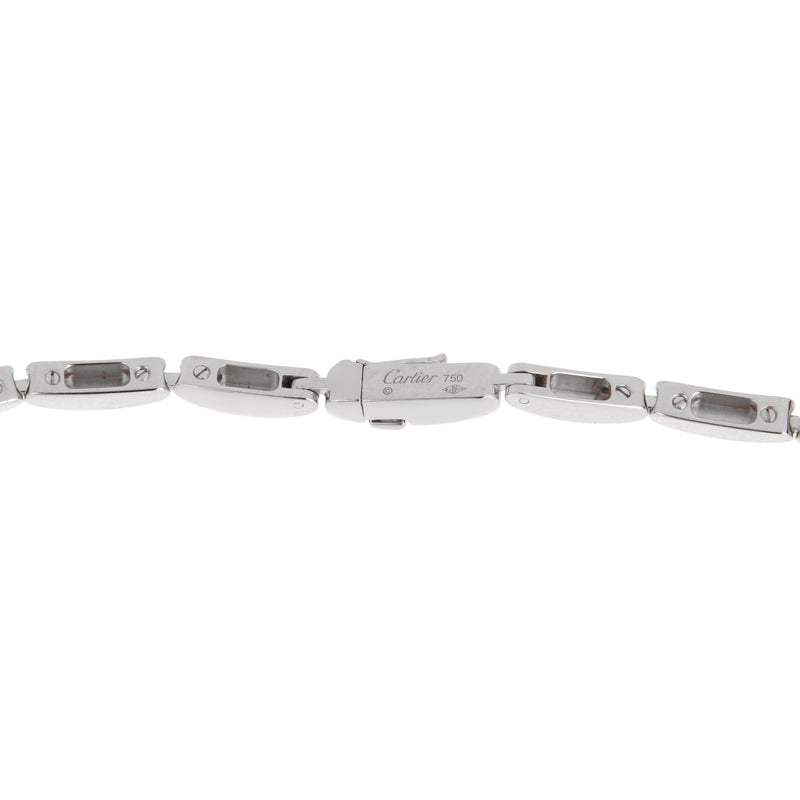 Cartier Panthère Diamond Pendant Necklace 18k White Gold