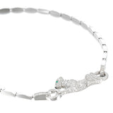 Cartier Panthere Diamond 18K White Gold Pendant Necklace 1ka2-53dbl