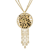 Cartier Panthere Diamond Yellow Gold Necklace 0003447