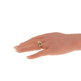 Cartier Panthere Vintage Emerald Onyx Yellow Gold Ring Sz 5 3/4 0004134
