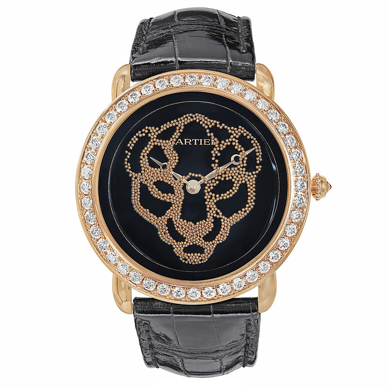 Cartier Revelation D'Une Panthere 18k Rose Gold Diamond Watch