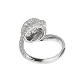 Cartier Trinity Ruban Platinum Diamond Engagement Ring Sz 5 1/4 0003968