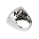 Cartier Vintage 18k White Gold Cocktail Bombe Ring Circa 1990s 1crt35069