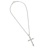 Cartier White Gold Diamond Cross Necklace 0003407