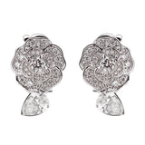 Chanel Camelia Precieux Diamond White Gold Earrings