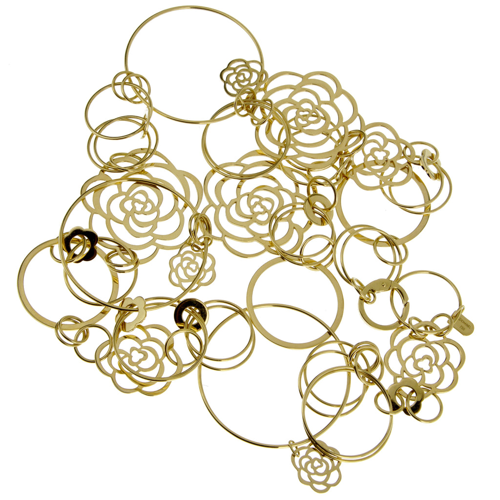 Camélia yellow gold necklace Chanel Gold in Yellow gold - 12138317