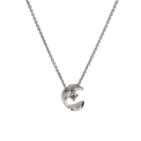 Chanel Coco Crush 18k White Gold Diamond Pendant Necklace 0004013