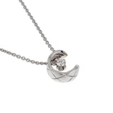 Chanel Coco Crush 18k White Gold Diamond Pendant Necklace 0004013