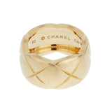 Chanel Coco Crush 18k Yellow Gold Large Ring Sz 6 J10574 0004012