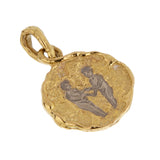 Chaumet Paris 18K Yellow Gold Gemini Zodiac Pendant Necklace 0003974
