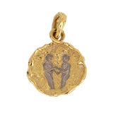 Chaumet Paris 18K Yellow Gold Gemini Zodiac Pendant Necklace 0003974