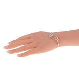 Chopard Happy Diamonds Icons 18k White Gold Bangle Bracelet 0003944