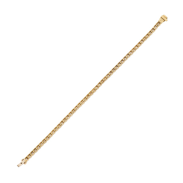 Chopard Ice Cube Diamond Yellow Gold Tennis Bracelet