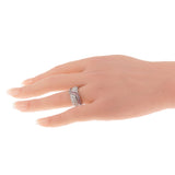 De Grisogono Ruby & Diamond 18k White Gold Cocktail Ring Sz 5 1/4 0003888