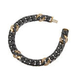 Fred of Paris Vintage 18k Yellow Gold & SS Necklace Bracelet Suite