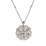 Graff Snowflake Diamond Pendant Necklace 18K White Gold 0003985