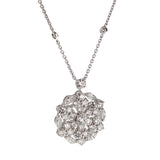 Graff Snowflake Diamond Pendant Necklace 18K White Gold 0003985