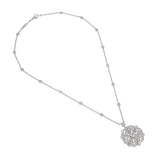 Graff Snowflake Diamond Pendant Necklace 18K White Gold 0003985