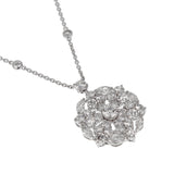 Graff Snowflake Diamond Pendant Necklace 18K White Gold 0003985