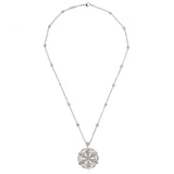 Graff Snowflake Diamond Pendant Necklace 18K White Gold 0003985