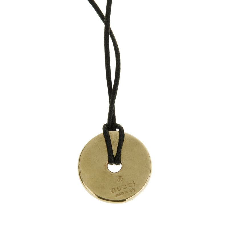 Gucci 18k Yellow Gold Vintage Pendant Necklace