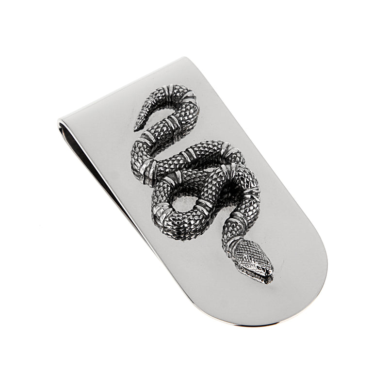Gucci Sterling Silver Snake Motif Money Clip – Opulent Jewelers