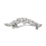 Harry Winston Cluster Vintage Platinum Diamond Brooch Necklace 1hw746s