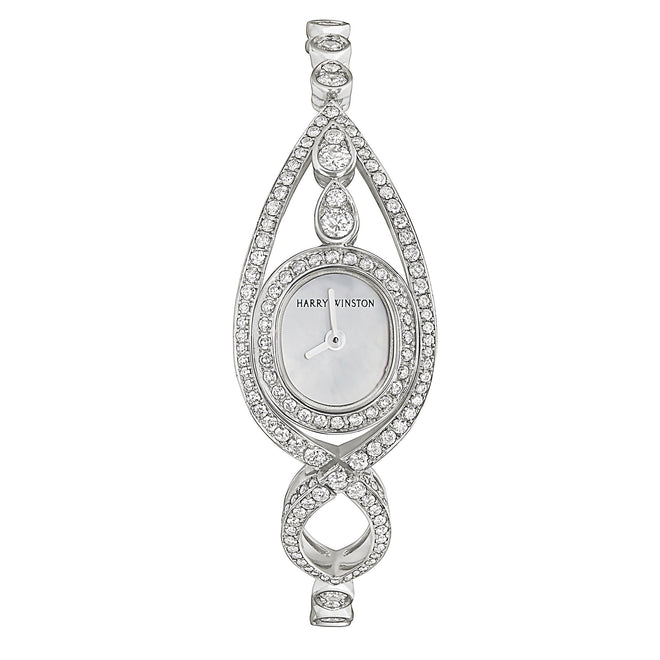 Harry Winston Loop Diamond White Gold Watch 0003458