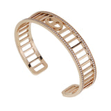 Hermes Chaine d'Ancre Divine Diamond Cuff Bracelet in 18K Rose Gold, Size ST 0004094