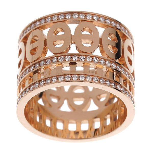 Hermes Chaine d'Ancre Divine Rose Gold Diamond Ring