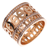 Hermes Chaine d'Ancre Divine Rose Gold Diamond Ring