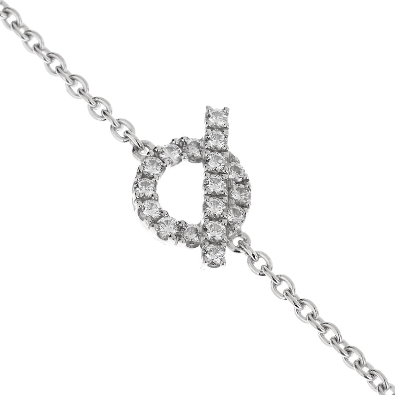 Hermès 18K Diamond Finesse Bracelet