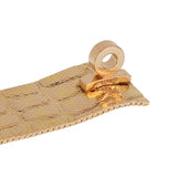 Hermes Kelly Large Mesh Cuff Bracelet 18K Rose Gold 1hrmk02