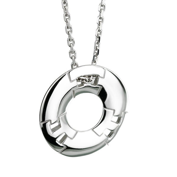 Hermès Silver Necklace Chaine D'Ancre Parade – SukiLux